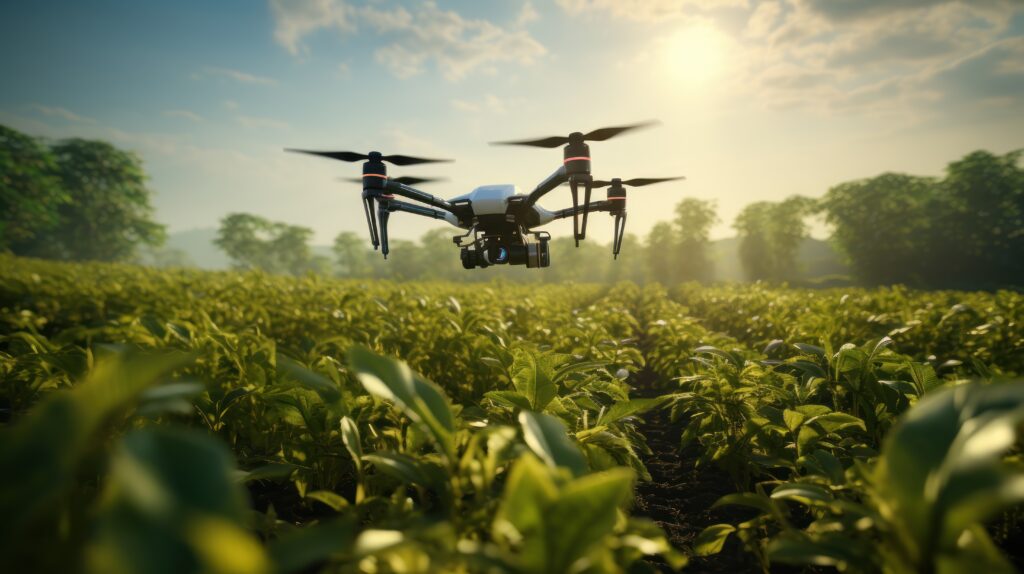 Inteligența artificială va lucra și pentru agricultură. Dronele vor prelua sarcini ale operatorilor umani / Sursă foto: https://youthplatformafrica.com/